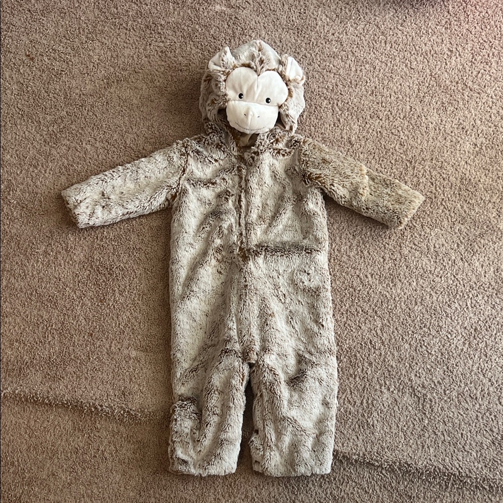 Pottery Barn Kids monkey Halloween costume 12-24 months baby/toddler